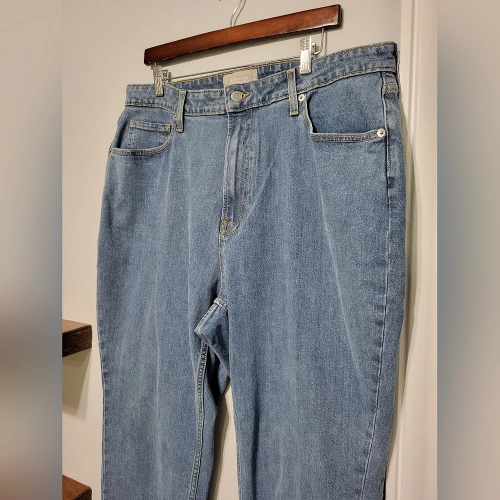 EVERLANE The Curvy Cheeky Straight Leg Jeans Organic Cotton Women's Size 35 - Picture 5 of 14